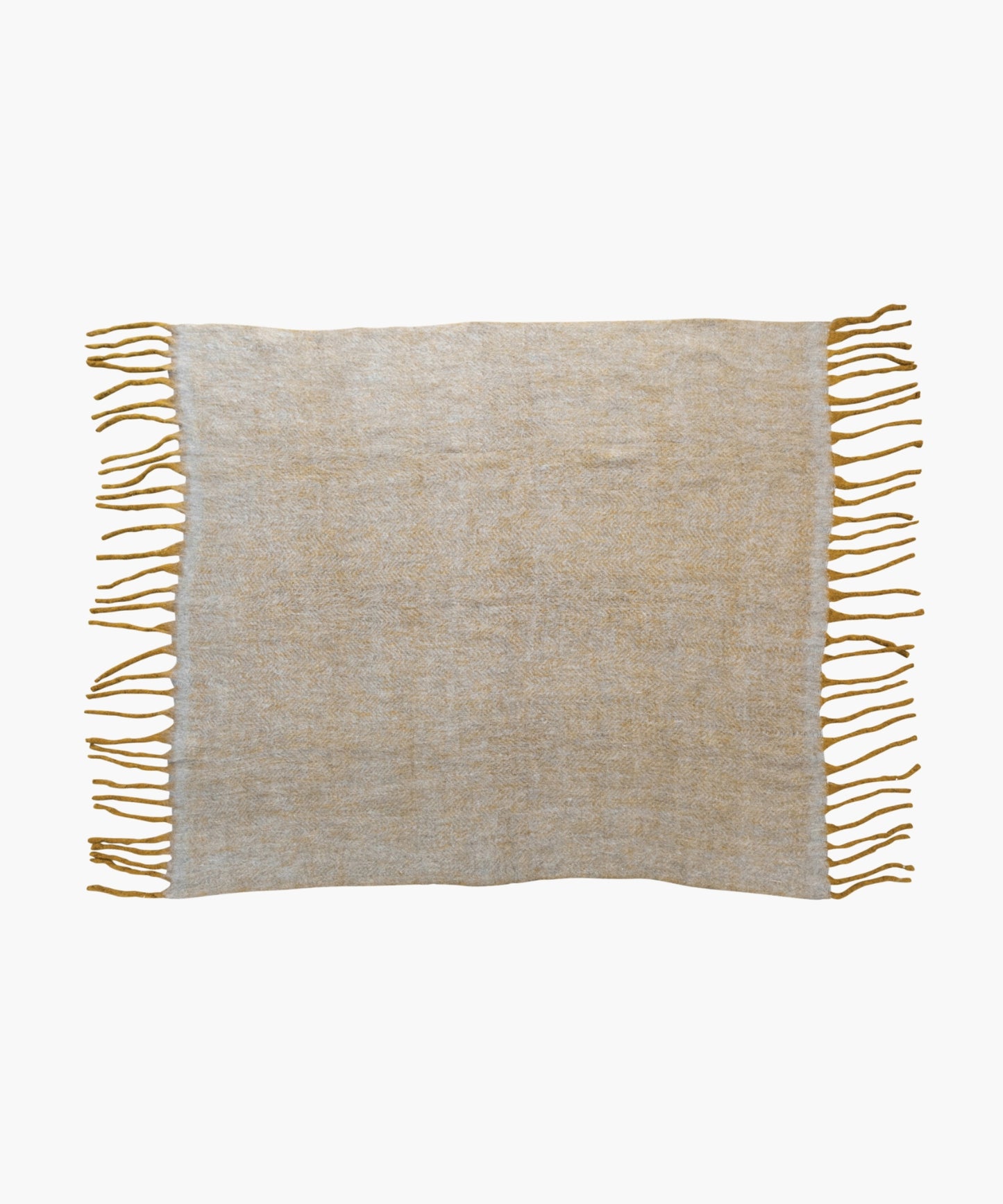 Olive Wool Throw