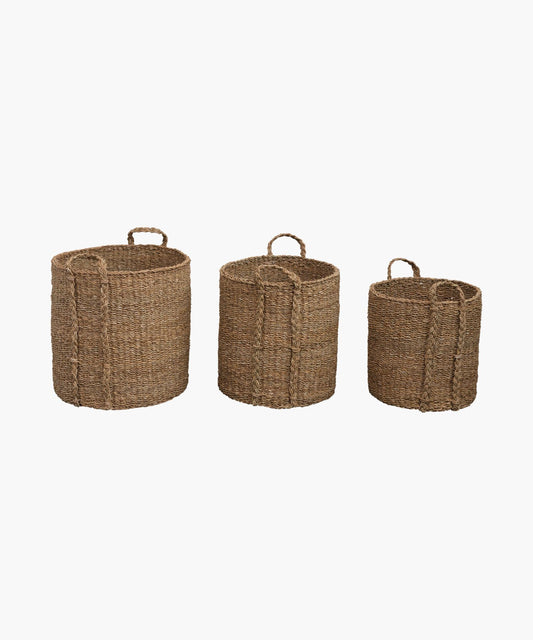 Round Log Basket, 3 sizes