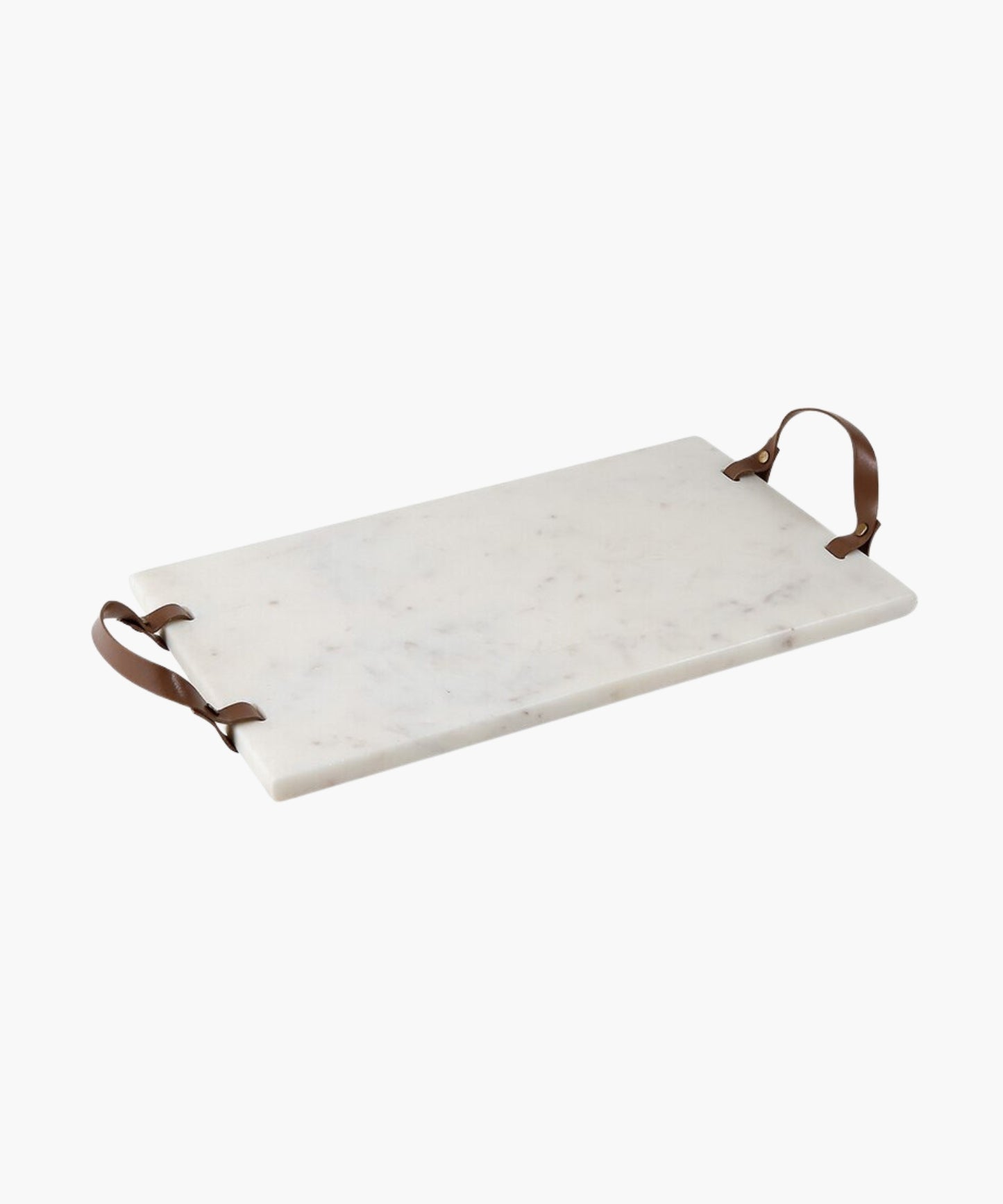 Marble and Leather Serving Board