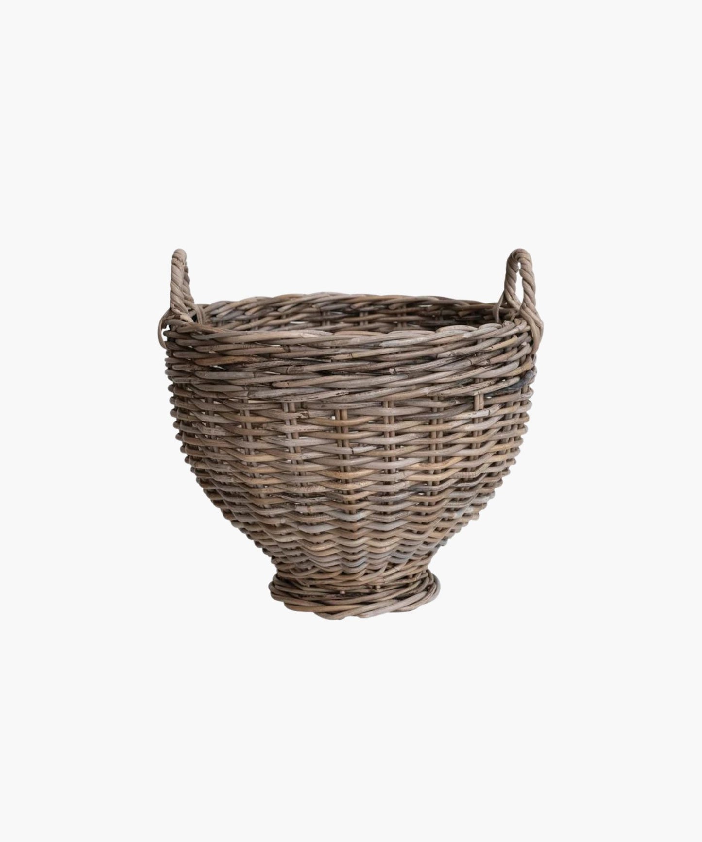 Rattan Footed Basket