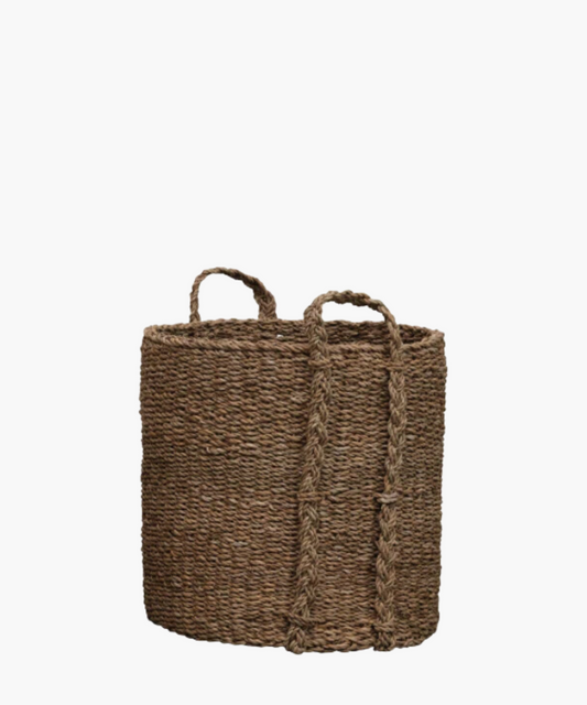 Round Log Basket