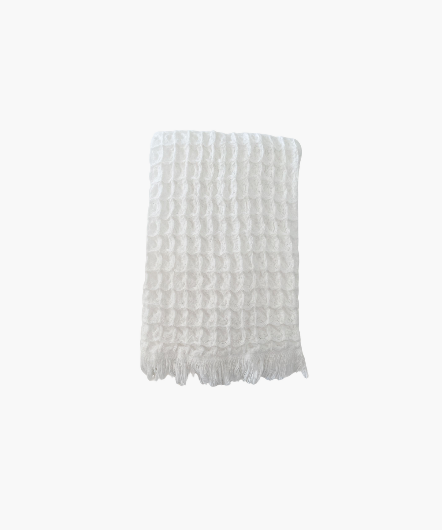 Turkish Cotton Waffle Hand Towels, Set of 2