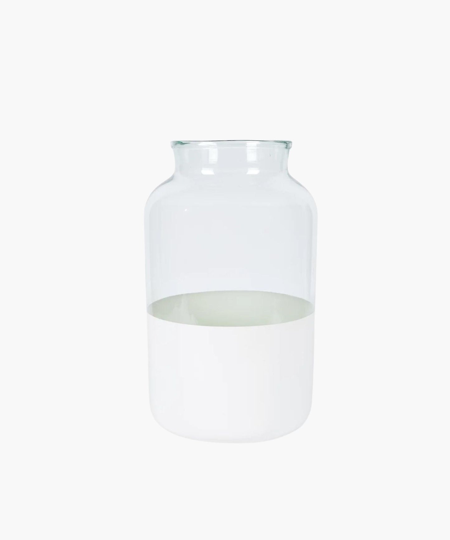 White Colorblock Vase, 3 sizes