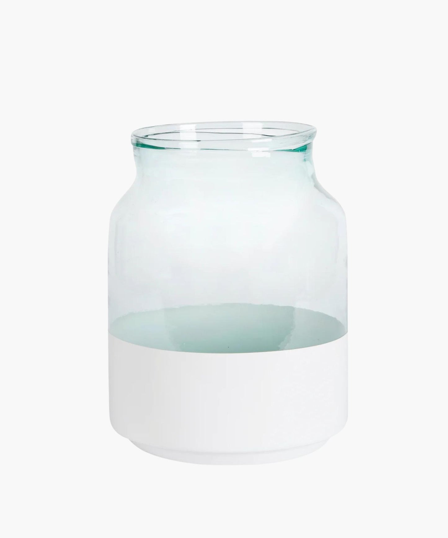 White Colorblock Vase, 3 sizes