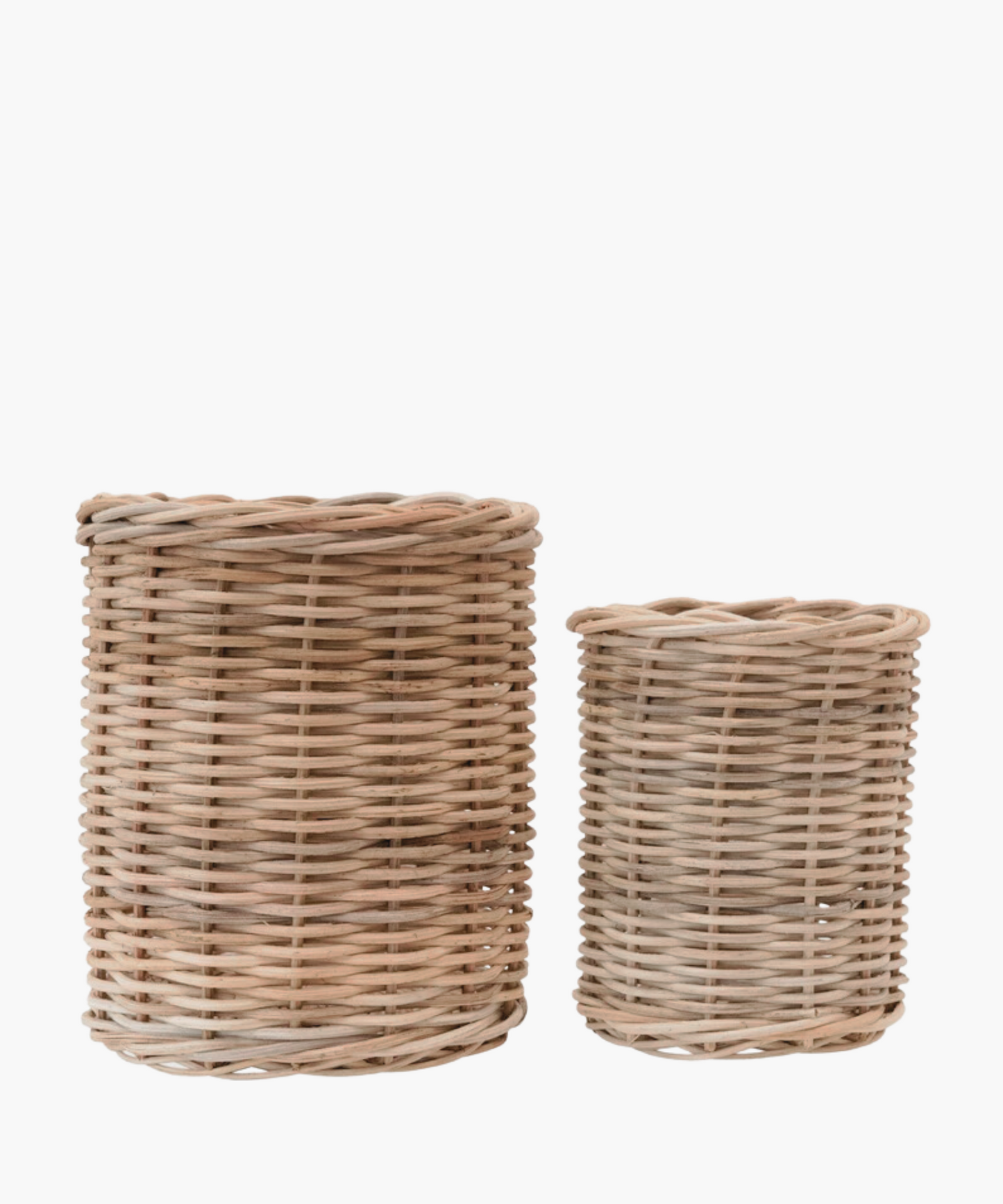 Wicker Basket Container, Set of 2