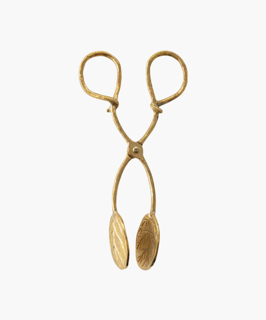 Brass Leaf Tongs