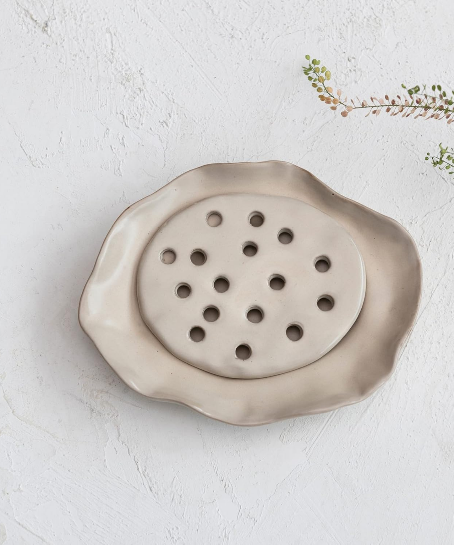 Stoneware Soap Dish