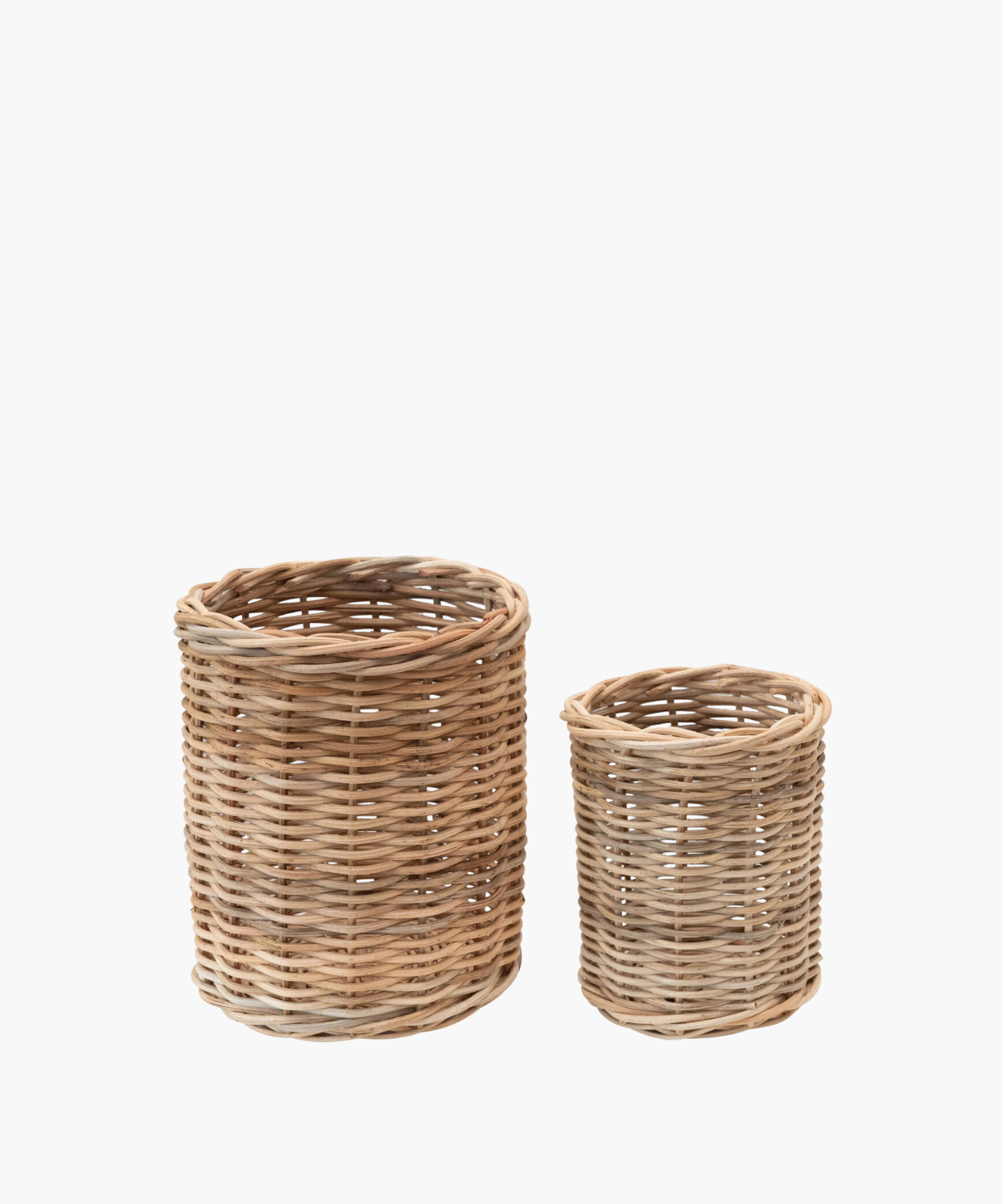 Wicker Basket Container, Set of 2